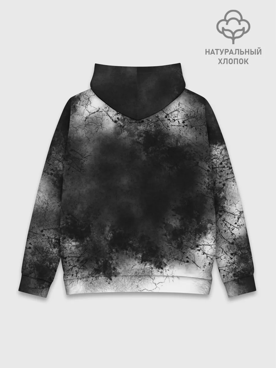 Худи мужской база хлопок / Гатс акварель