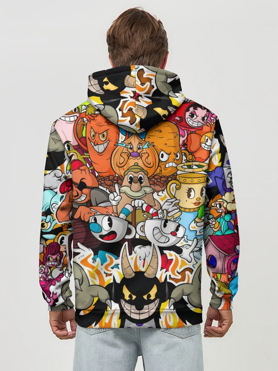 Худи мужской база хлопок / CUPHEAD