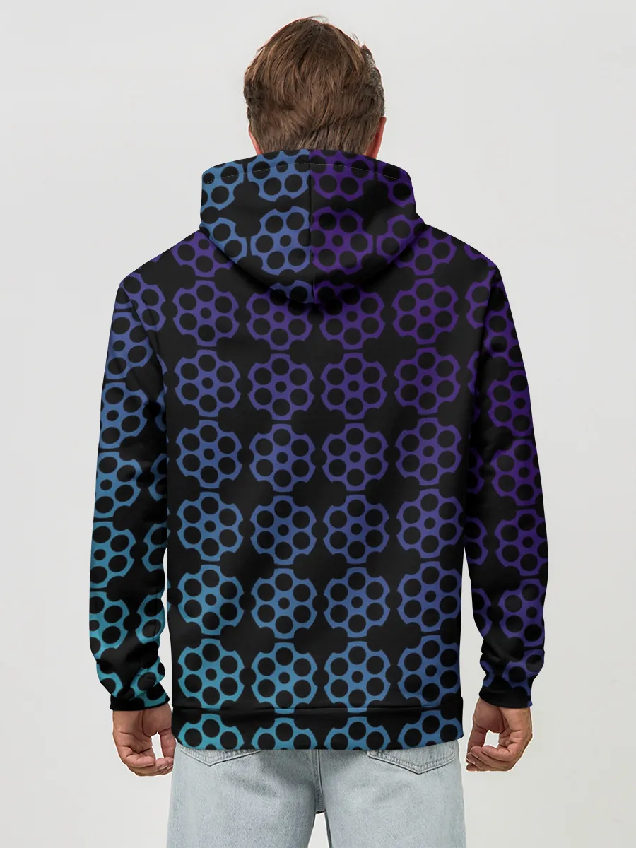 Худи мужской база хлопок / Оружейный Барабан