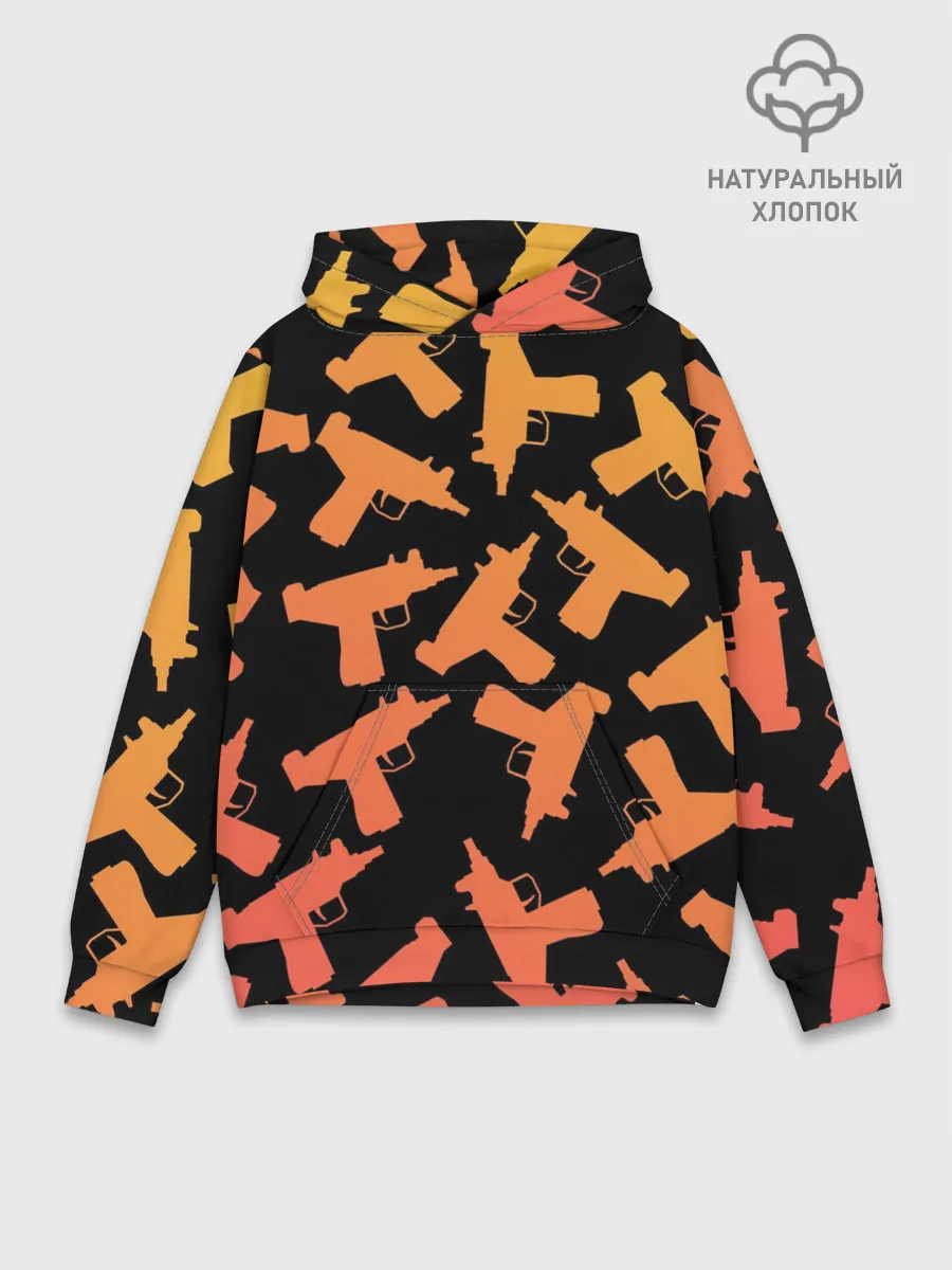 Худи мужской база хлопок / Узи