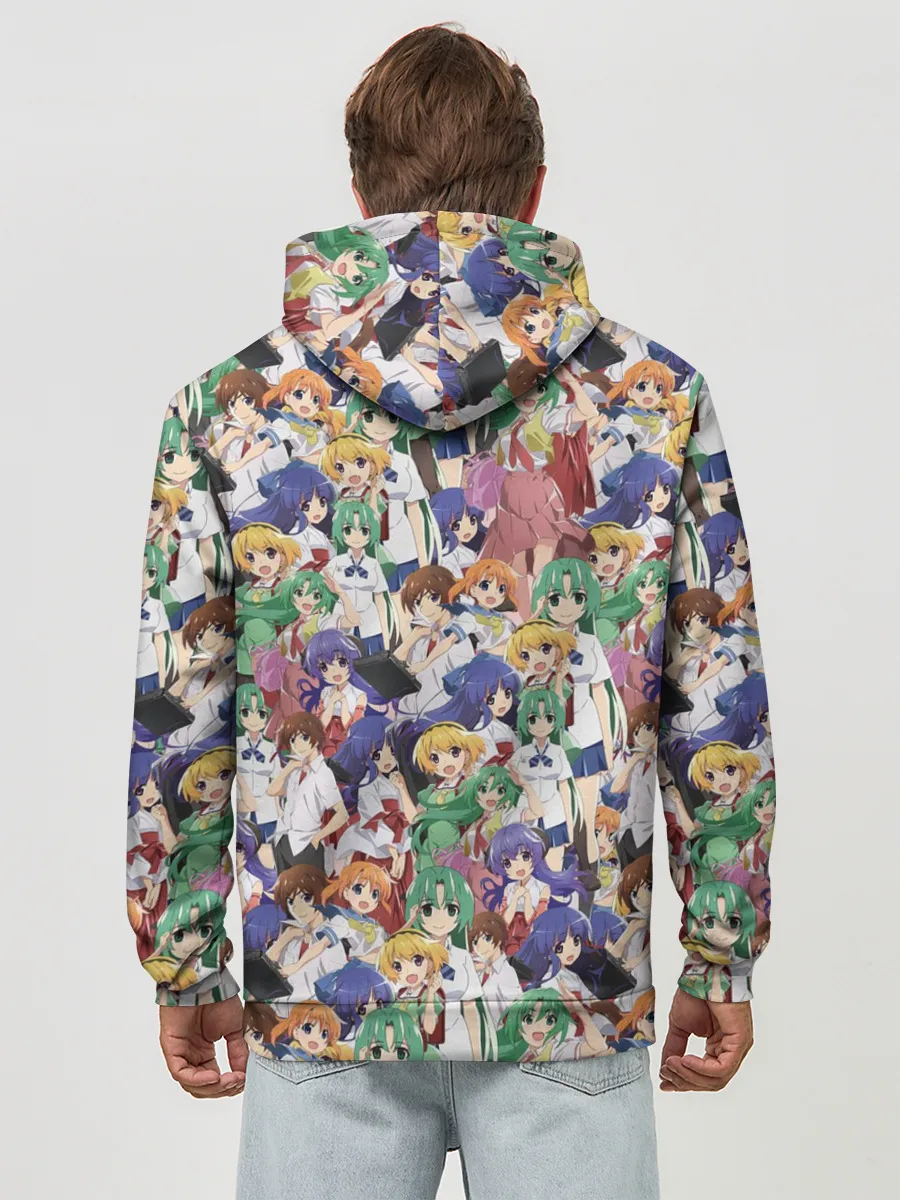 Худи мужской база хлопок / Аниме Когда плачут цикады