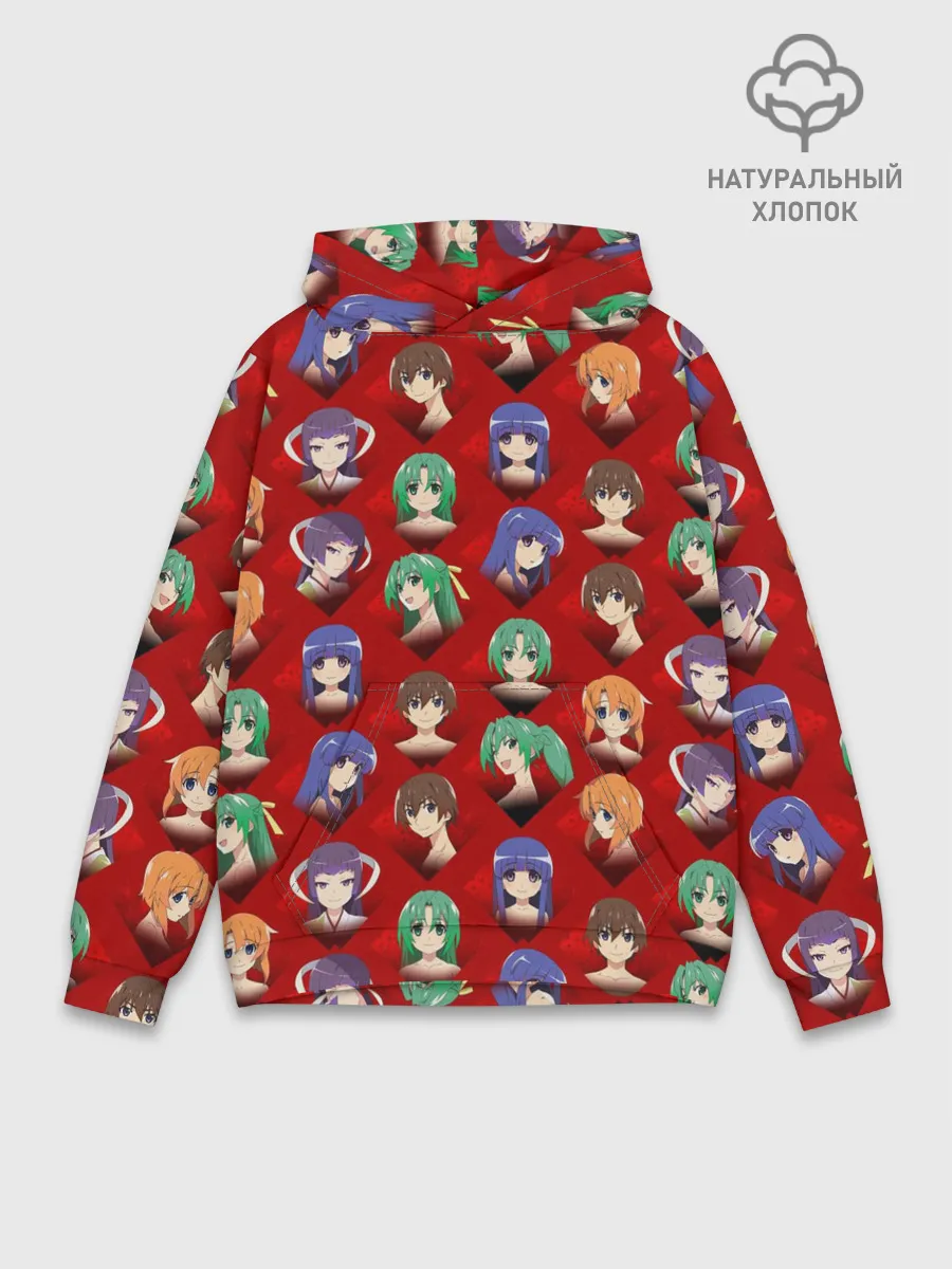 Худи мужской база хлопок / Characters Higurashi no...