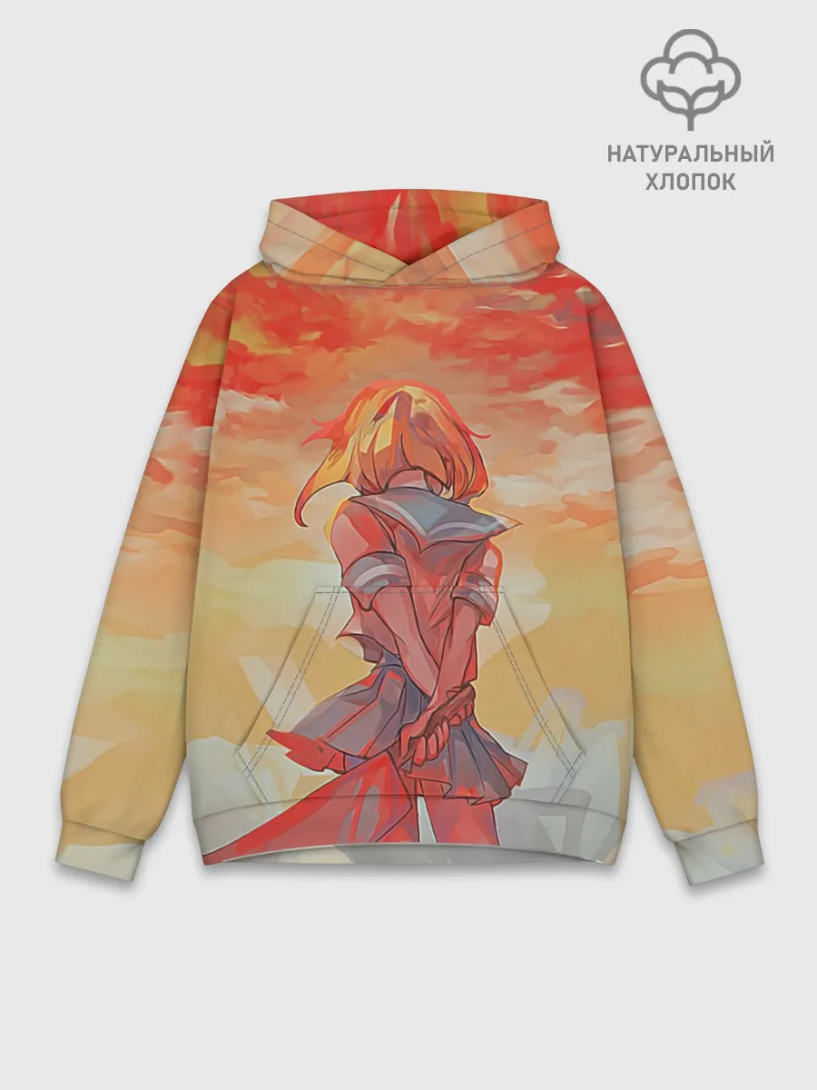 Худи мужской база хлопок / Ryugu Rena