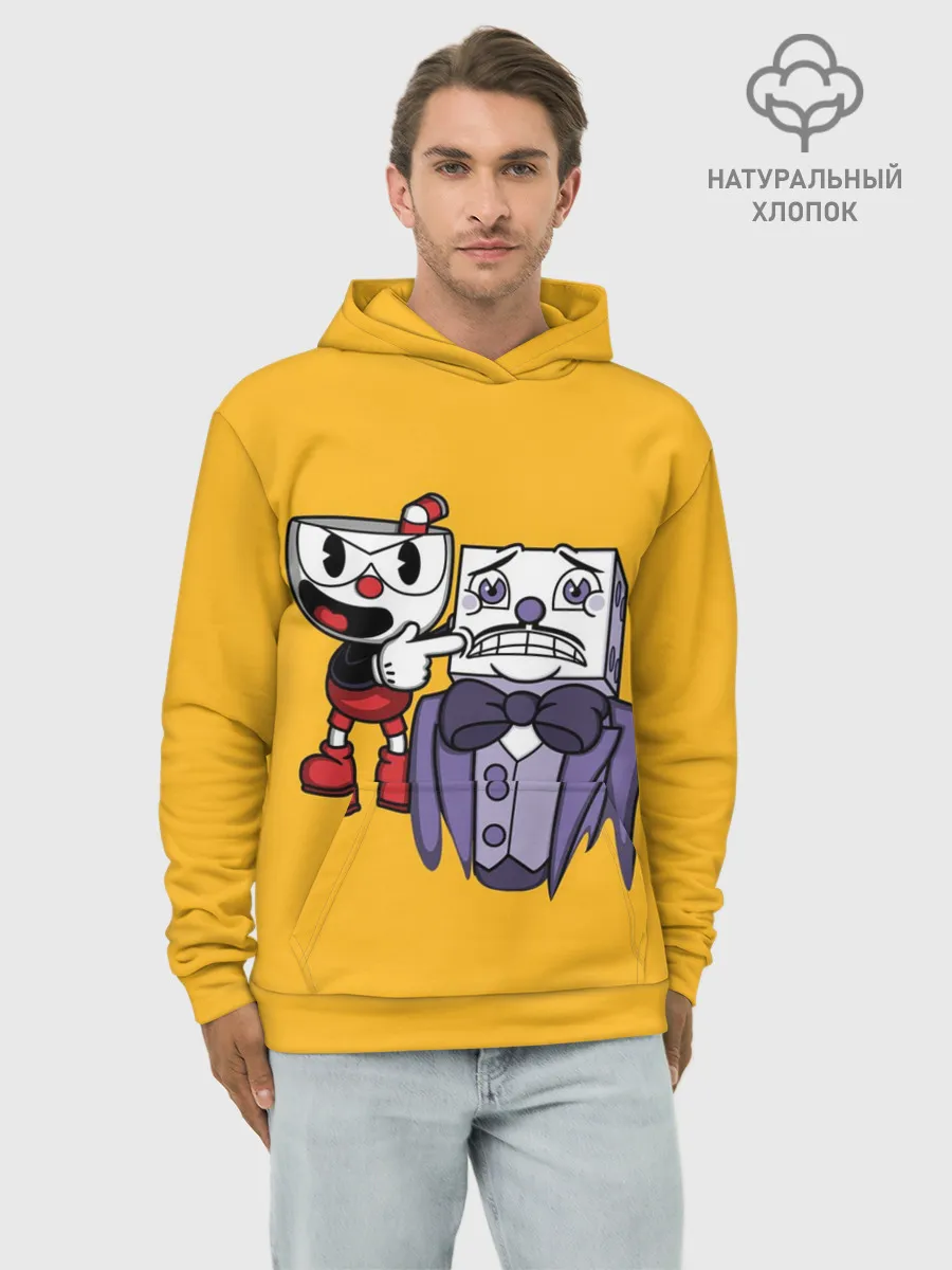 Худи мужской база хлопок / CUPHEAD
