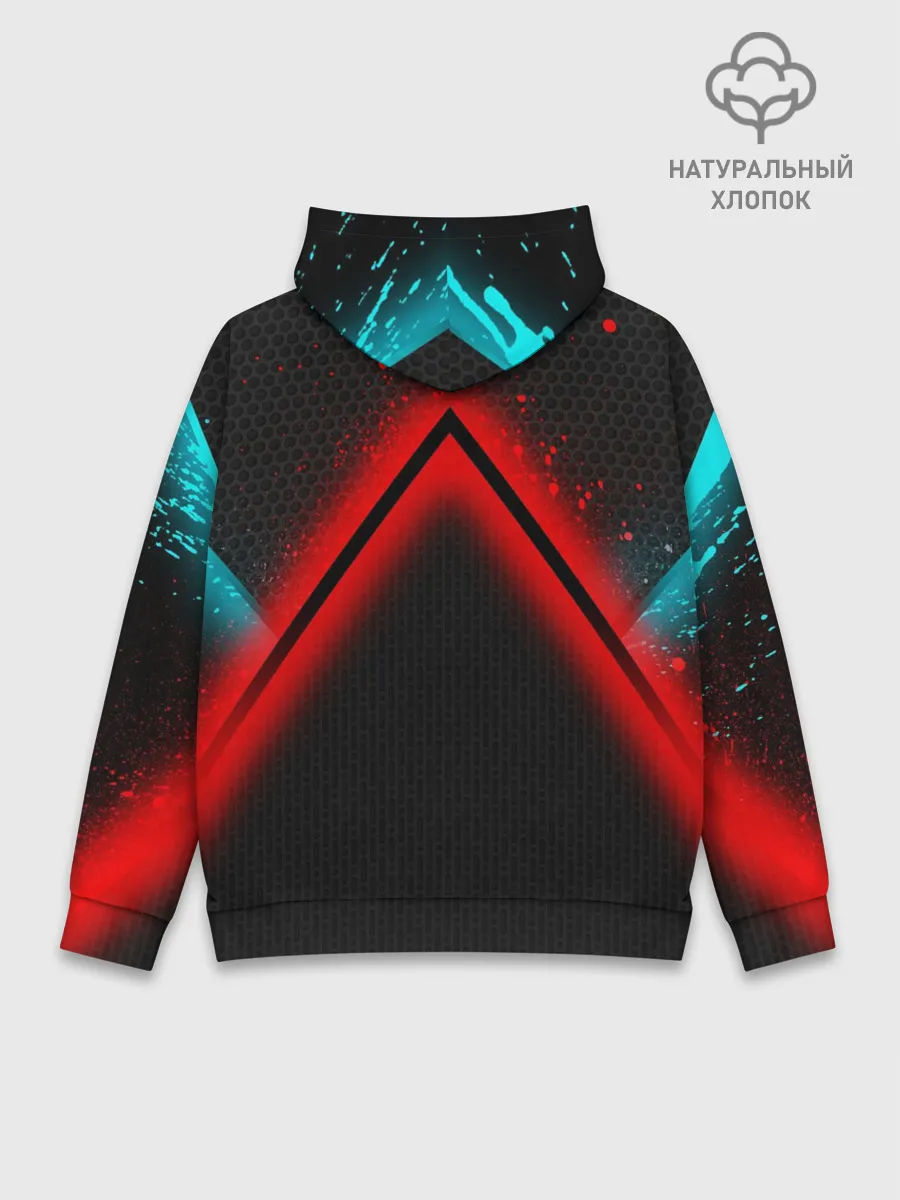 Худи мужской база хлопок / Кровавая линия3D