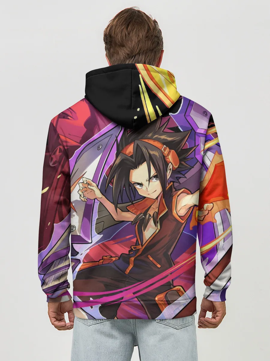 Худи мужской база хлопок / Шаман Кинг