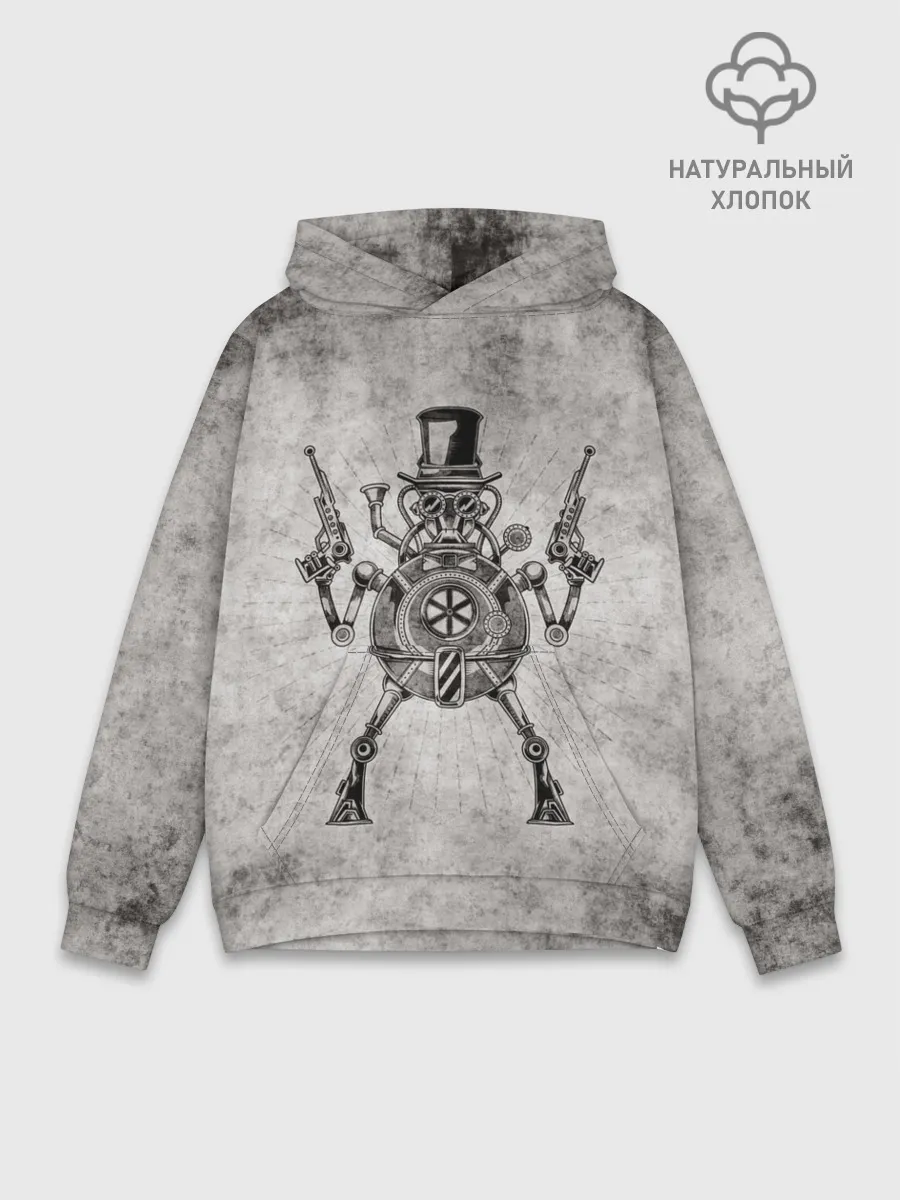 Худи мужской база хлопок / Стимпанк