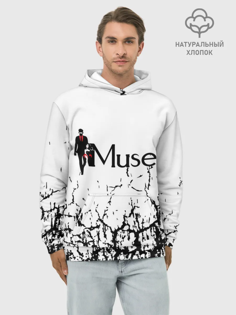 Худи мужской база хлопок / muse