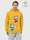 Худи мужской база хлопок / CUPHEAD