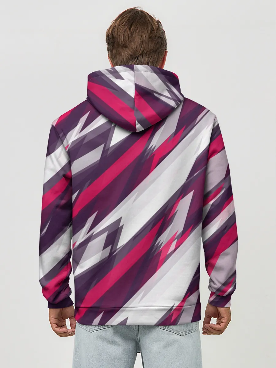 Худи мужской база хлопок / Абстракция ,,Пламя