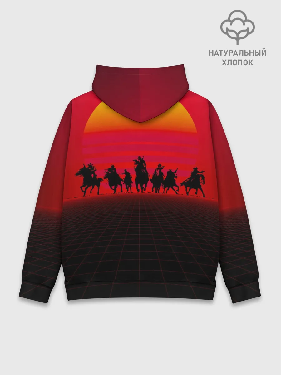 Худи мужской база хлопок / read dead