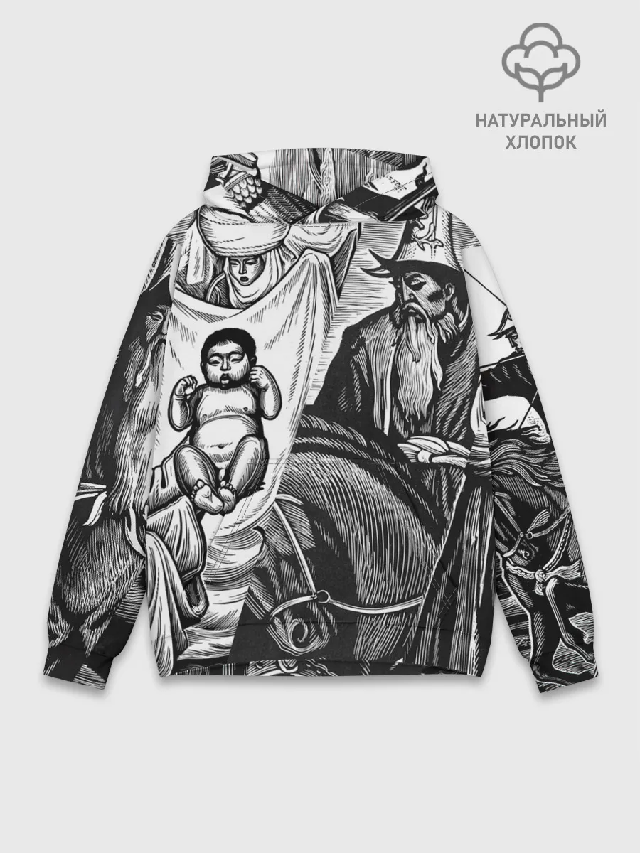 Худи мужской база хлопок / ЭПОС МАНАС