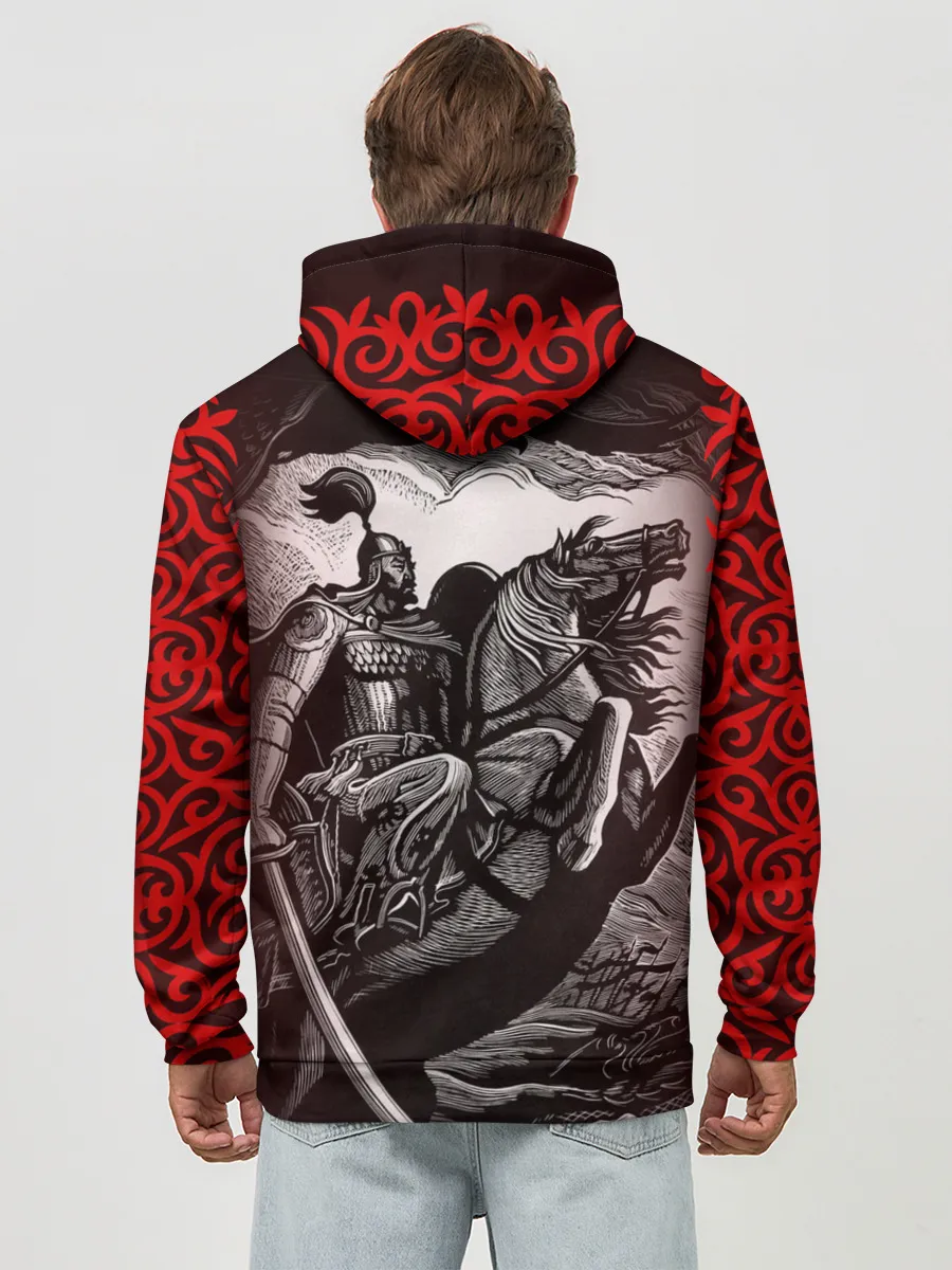 Худи мужской база хлопок / МАНАС Баатыр