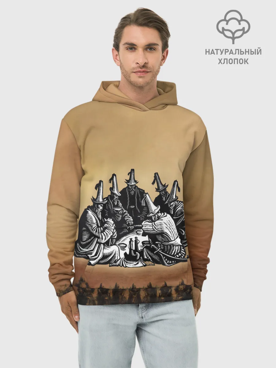 Худи мужской база хлопок / Эпос Манас