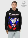 Худи мужской база хлопок / Cuphead