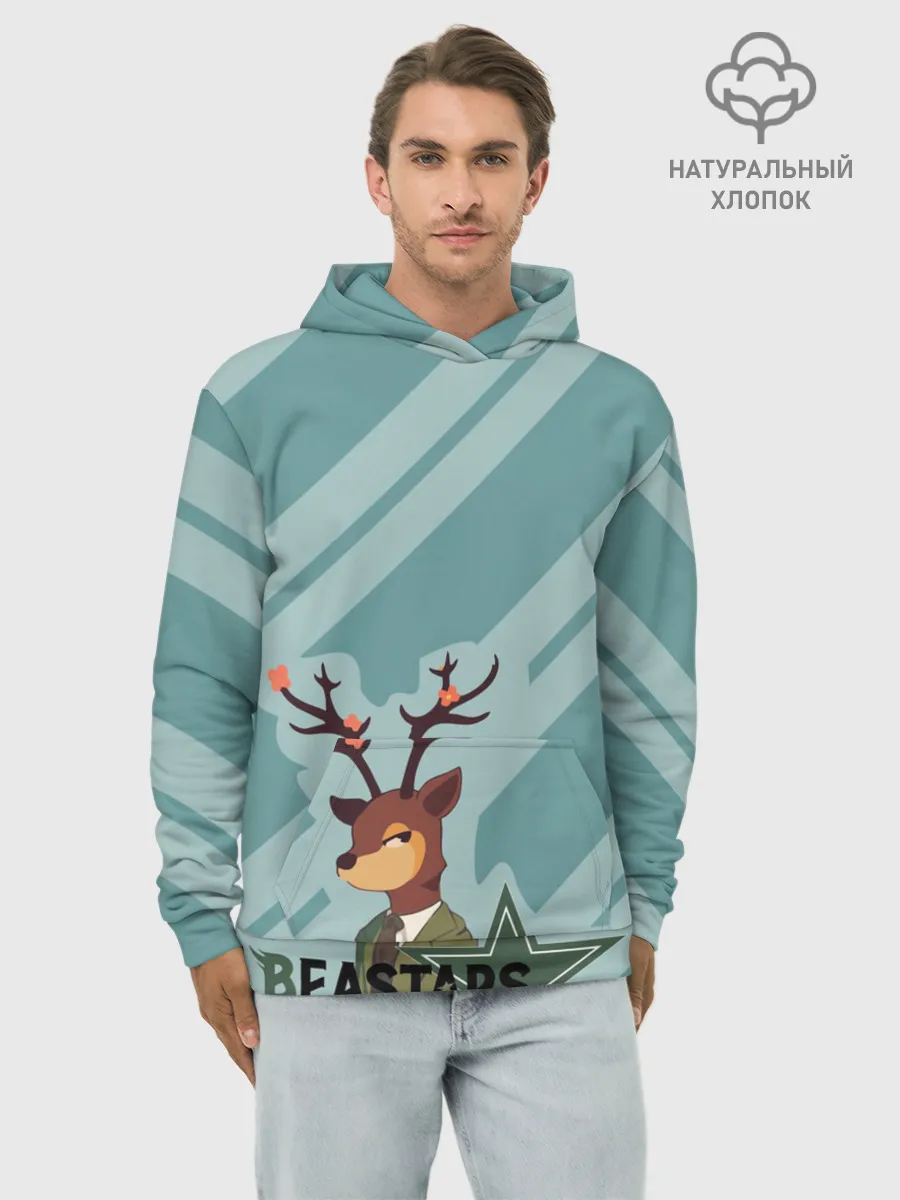 Худи мужской база хлопок / Луис beastars
