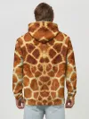 Худи мужской база хлопок / Жираф