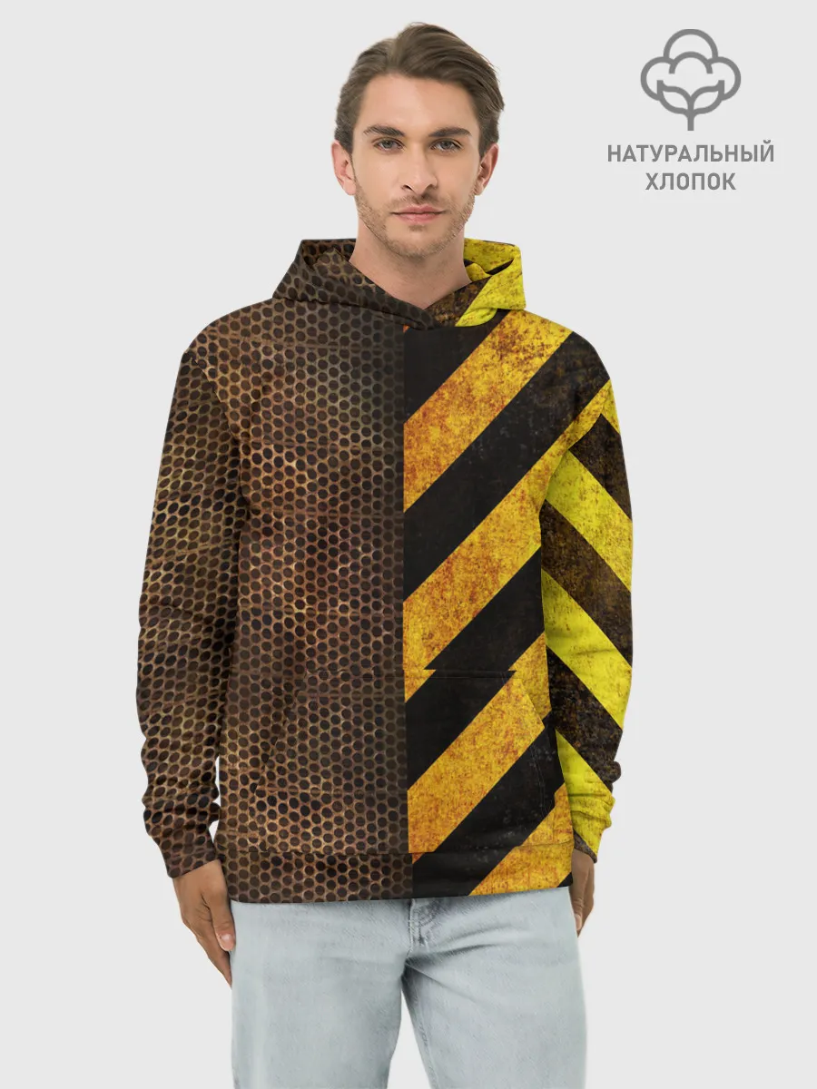 Худи мужской база хлопок / Metal Barrier