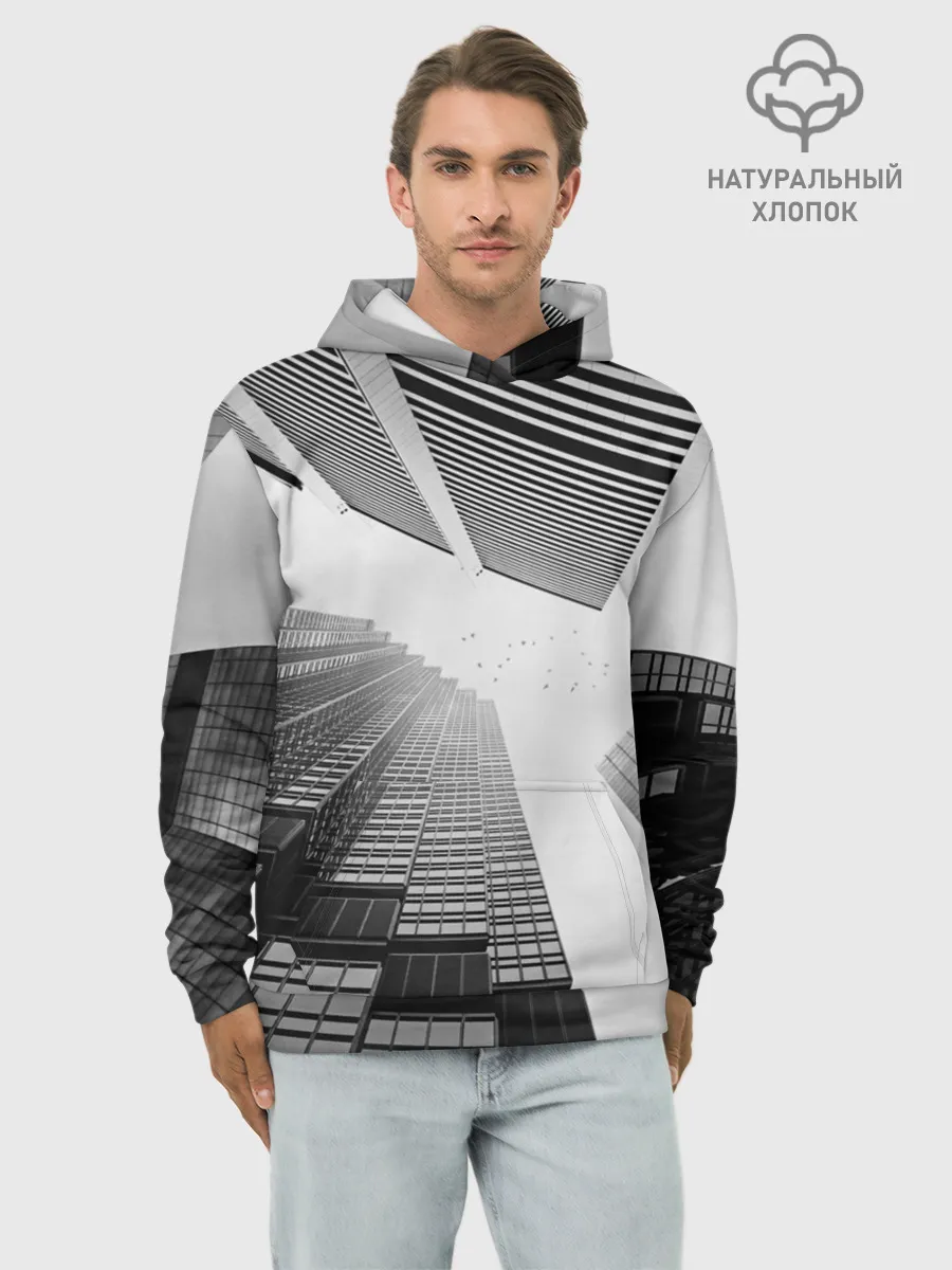 Худи мужской база хлопок / Минимализм