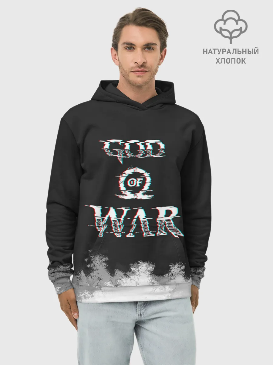 Худи мужской база хлопок / God of War