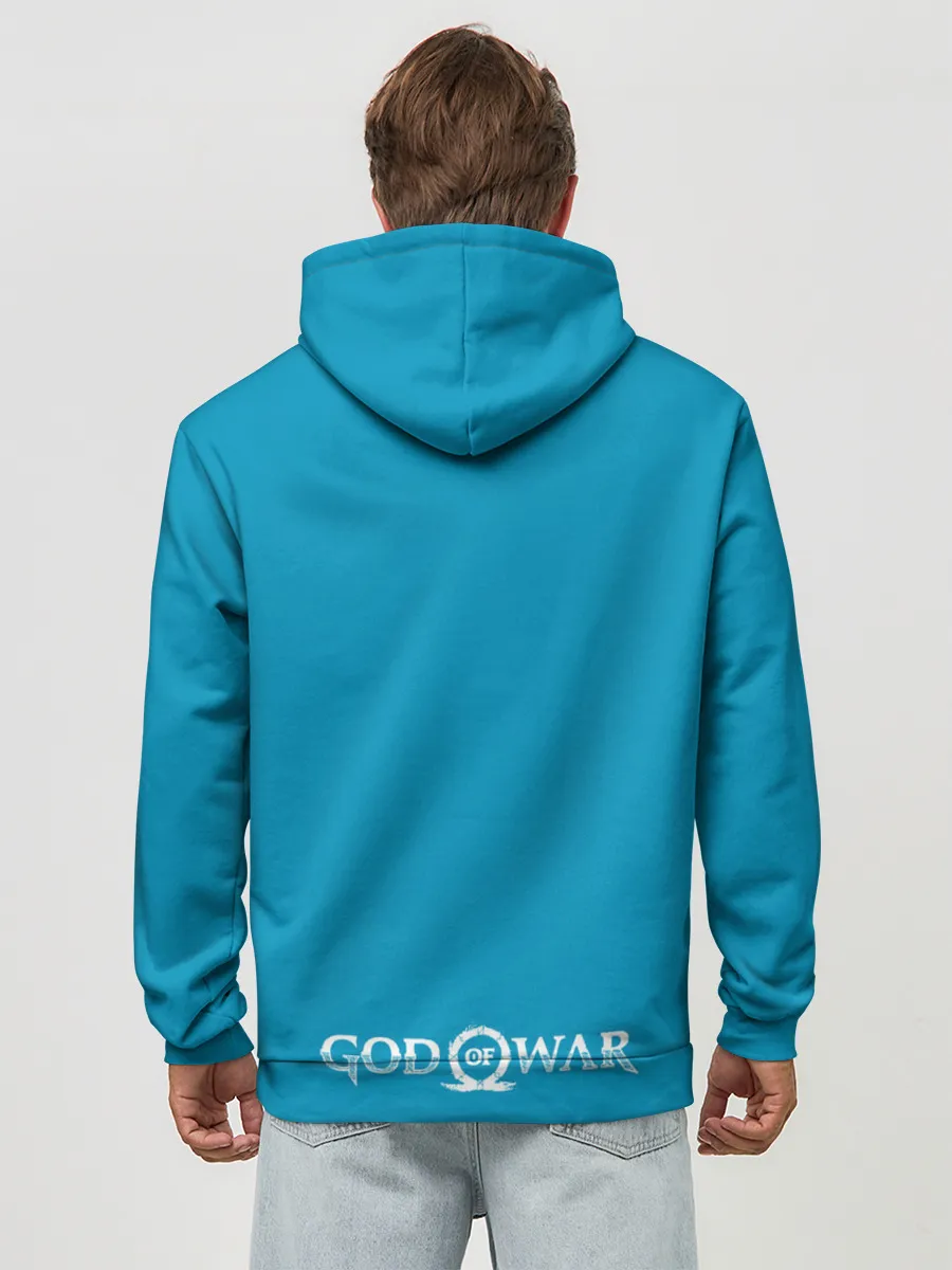 Худи мужской база хлопок / Бог войны