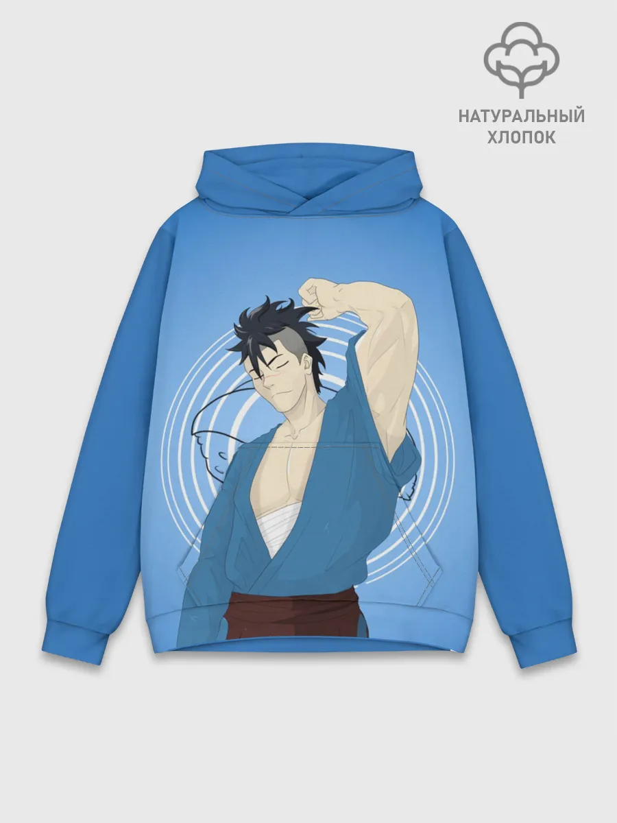 Худи мужской база хлопок / Food wars Shokugeki no Soma
