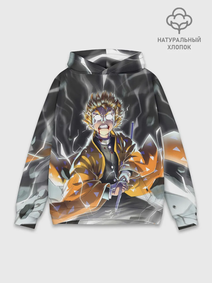 Худи мужской база хлопок / ЗЕНИЦУ | ZENITSU | KNY