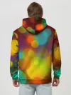 Худи мужской база хлопок / Цветные блики