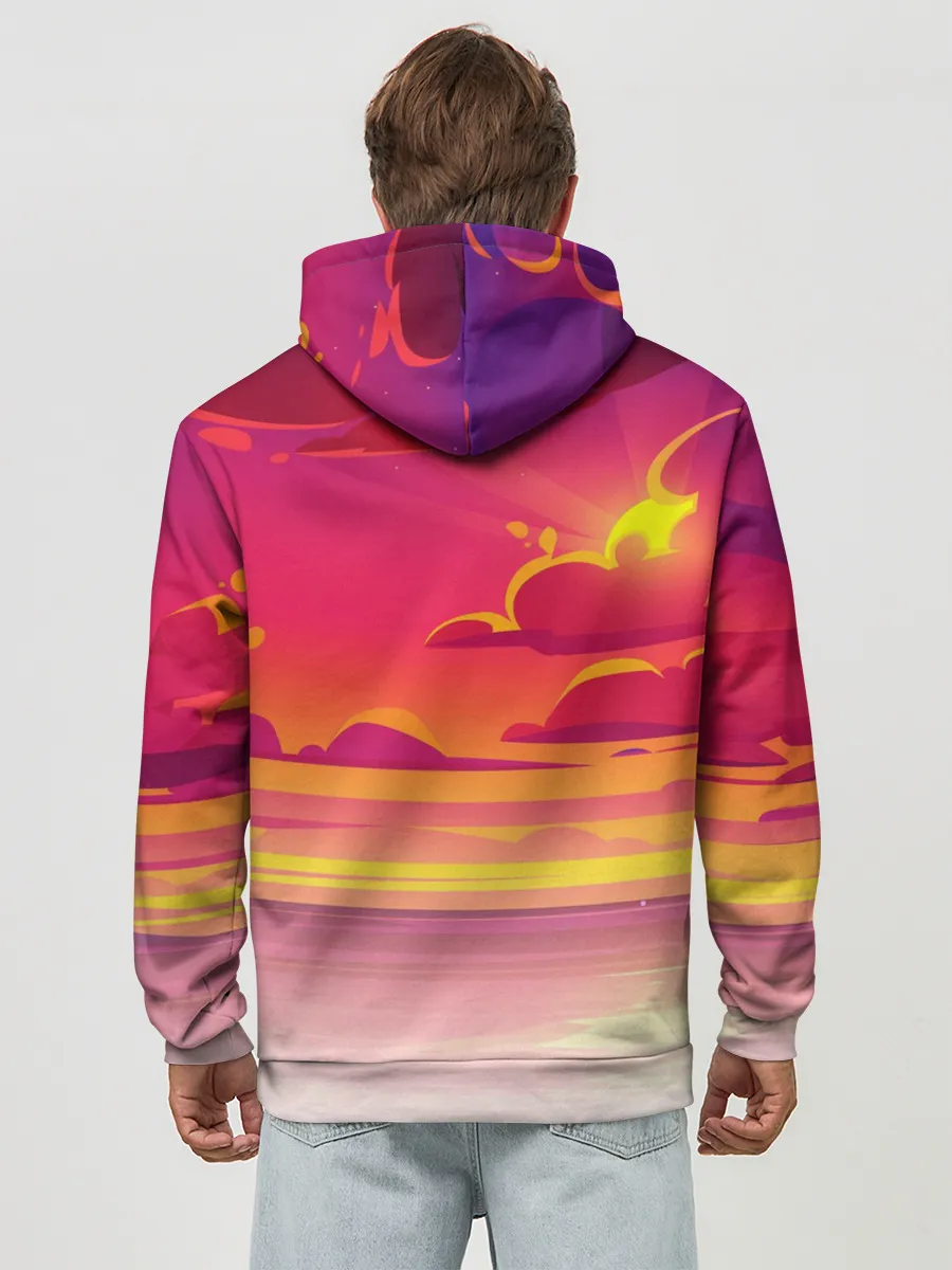 Худи мужской база хлопок / КЛИНОК, РАССЕКАЮЩИЙ ДЕМОНОВ