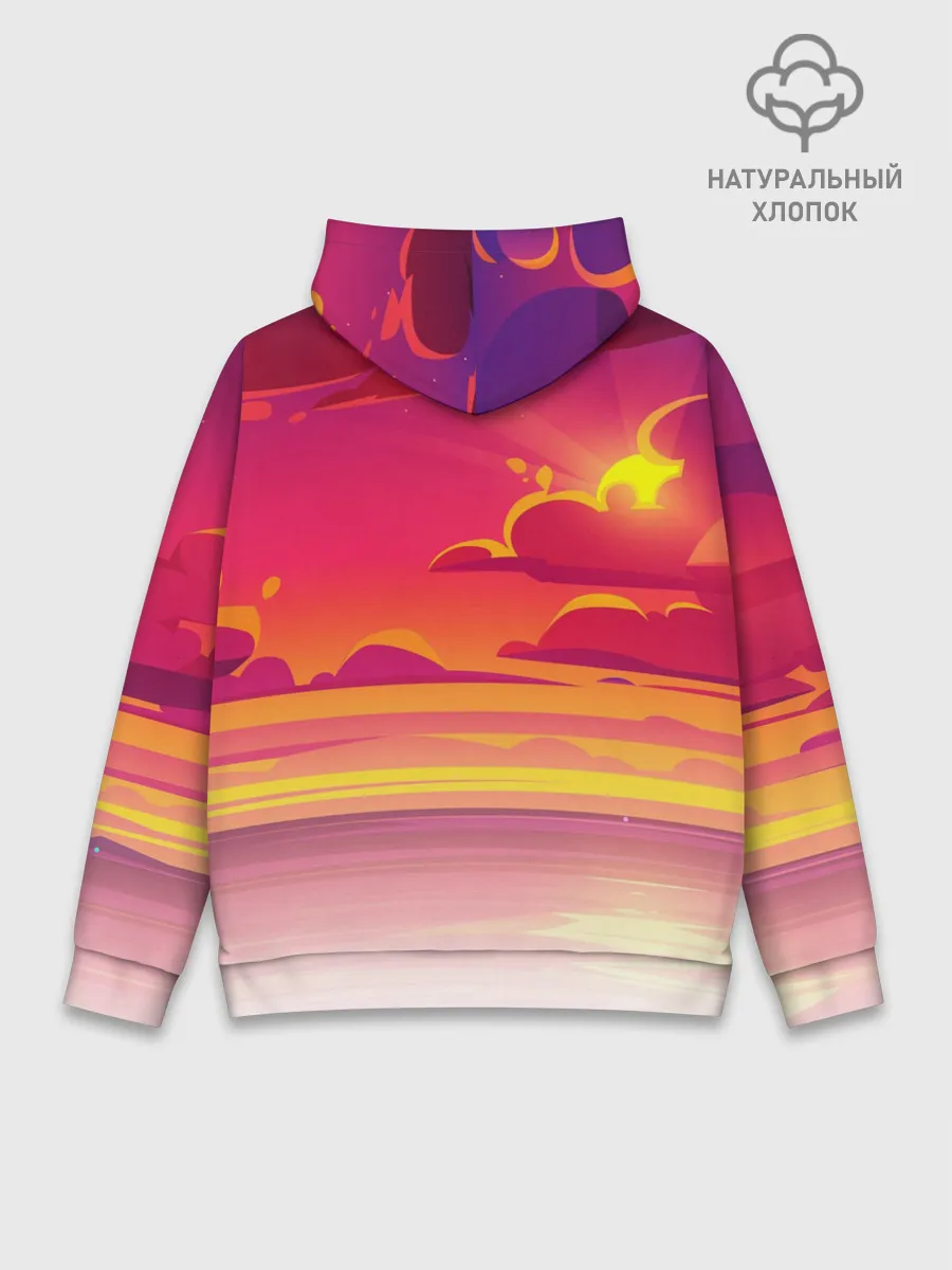 Худи мужской база хлопок / КЛИНОК, РАССЕКАЮЩИЙ ДЕМОНОВ