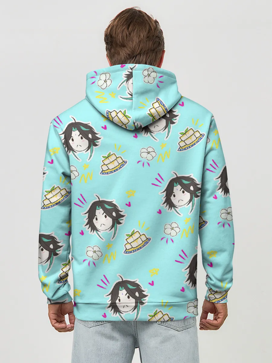 Худи мужской база хлопок / Сяо и тофу