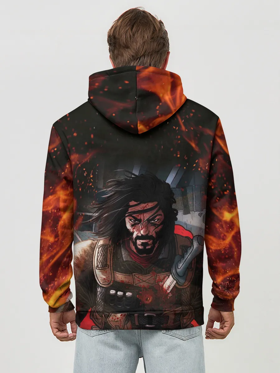 Худи мужской база хлопок / BRZRKR