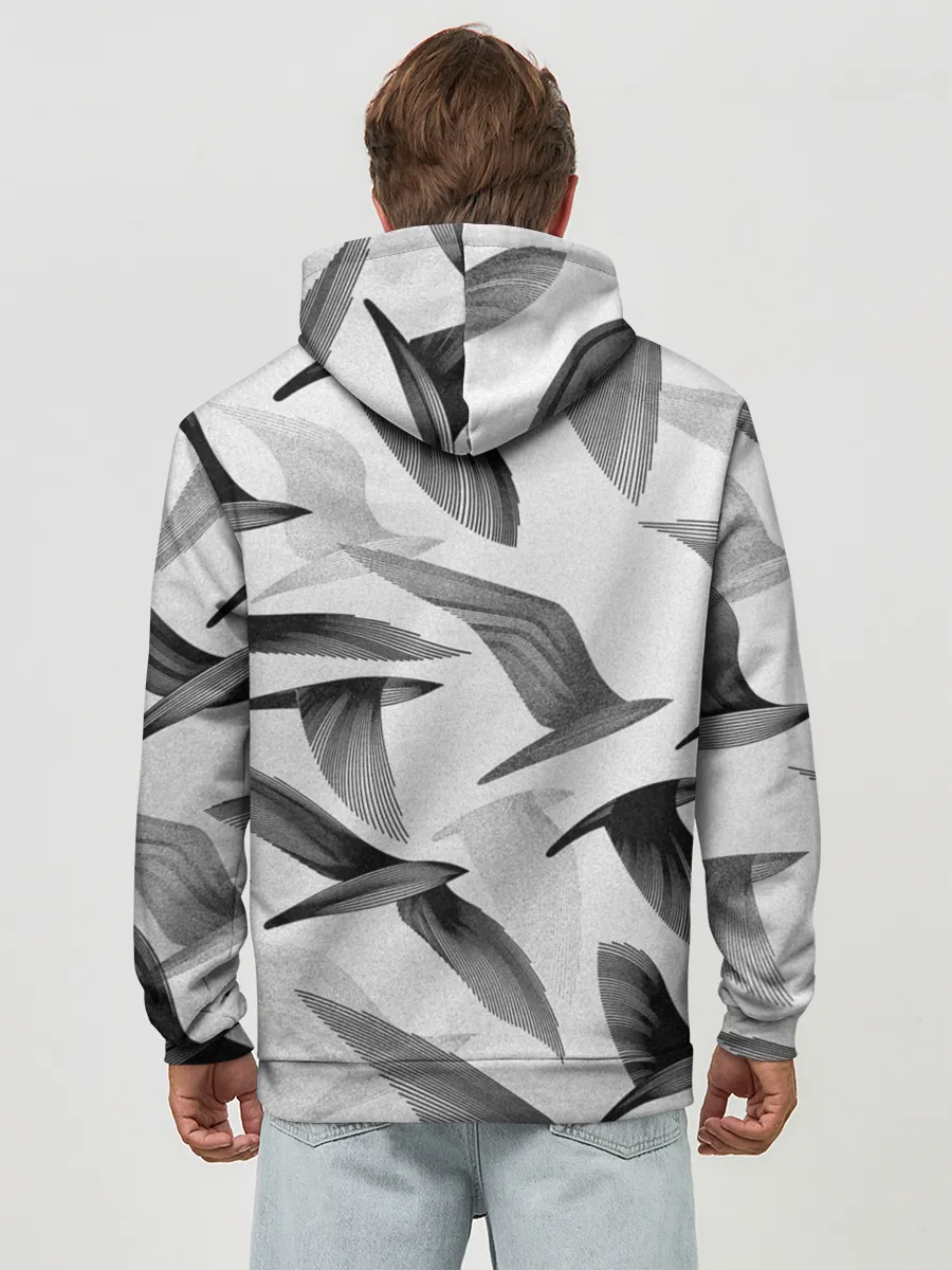 Худи мужской база хлопок / Барбер