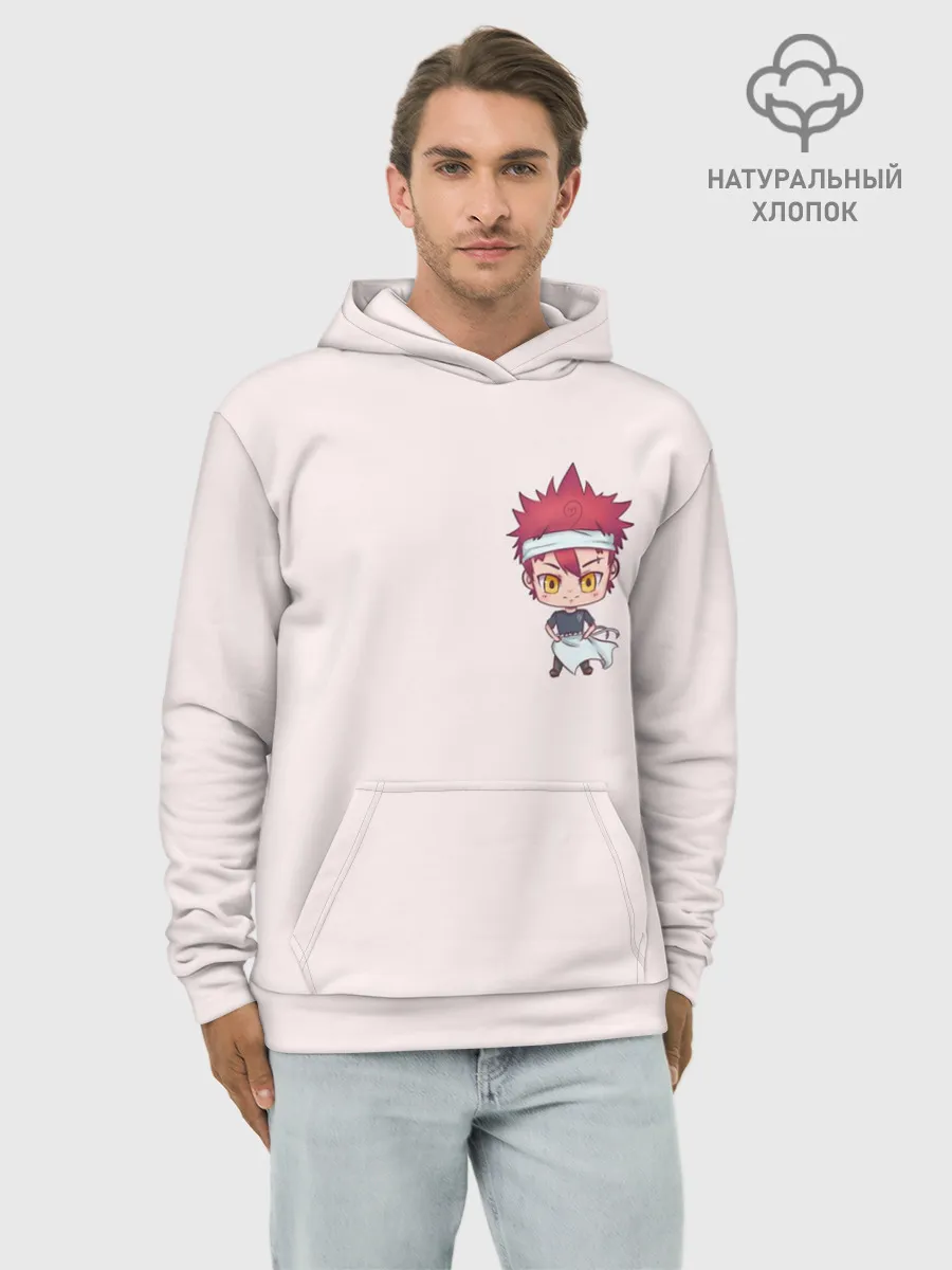 Худи мужской база хлопок / Повар боец Сома