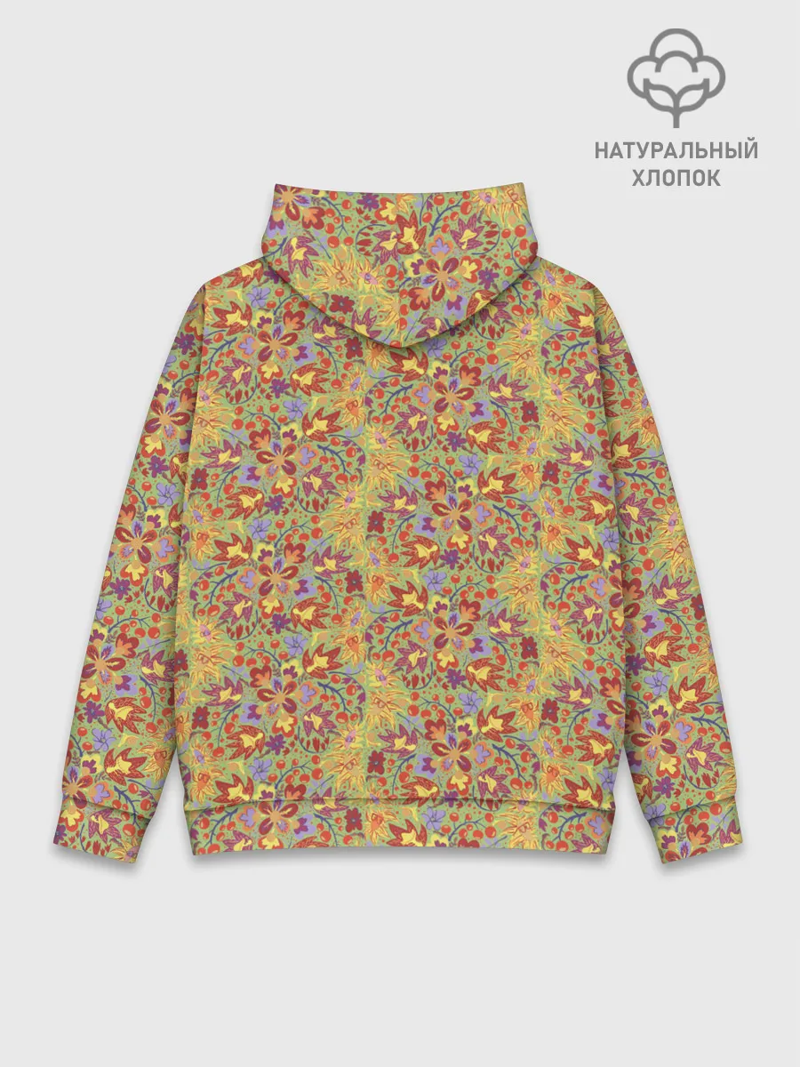 Худи мужской база хлопок / Волшебный лес.