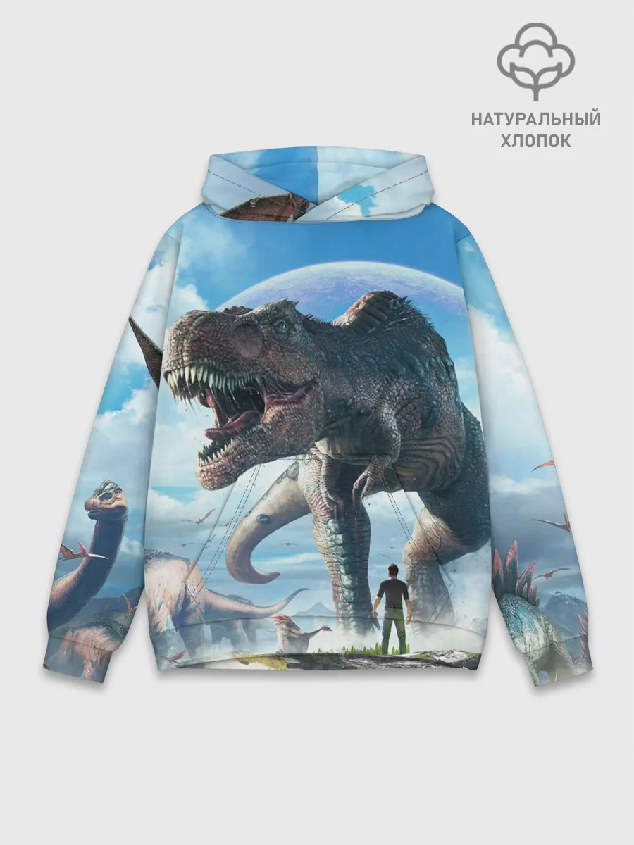 Худи мужской база хлопок / Ark Survival Evolved