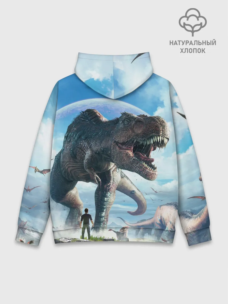 Худи мужской база хлопок / Ark Survival Evolved
