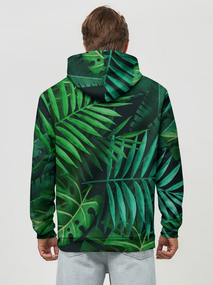 Худи мужской база хлопок / Сочные тропики