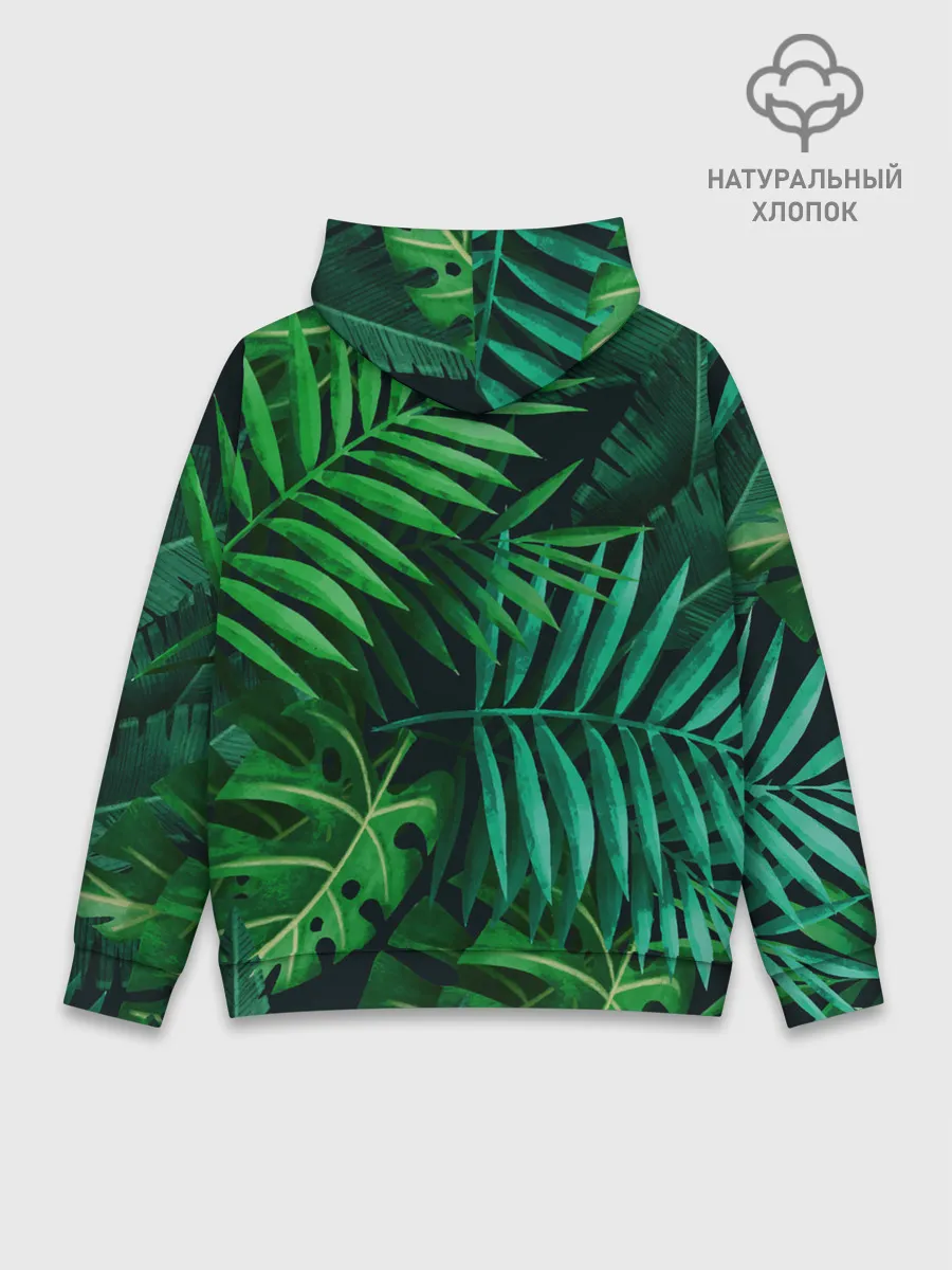 Худи мужской база хлопок / Сочные тропики