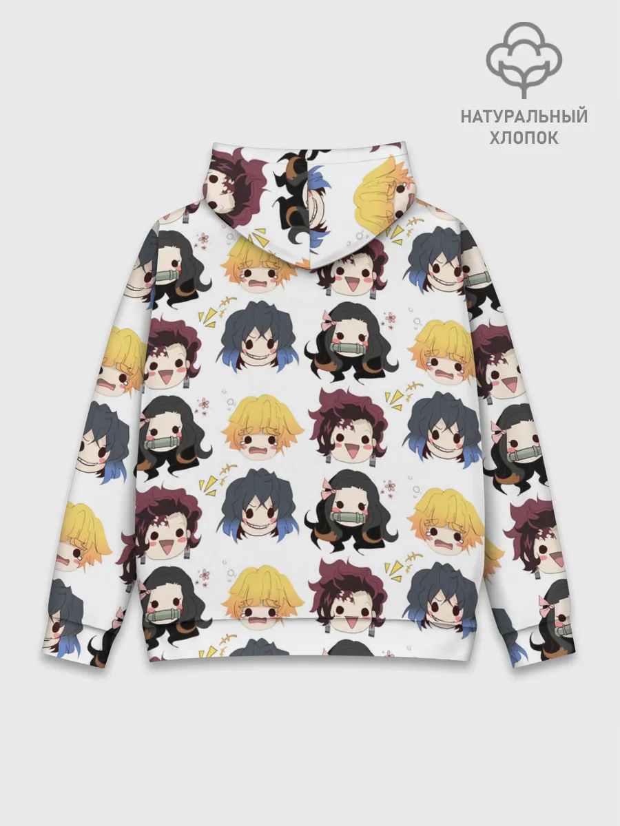 Худи мужской база хлопок / Клинок, рассекающий демонов