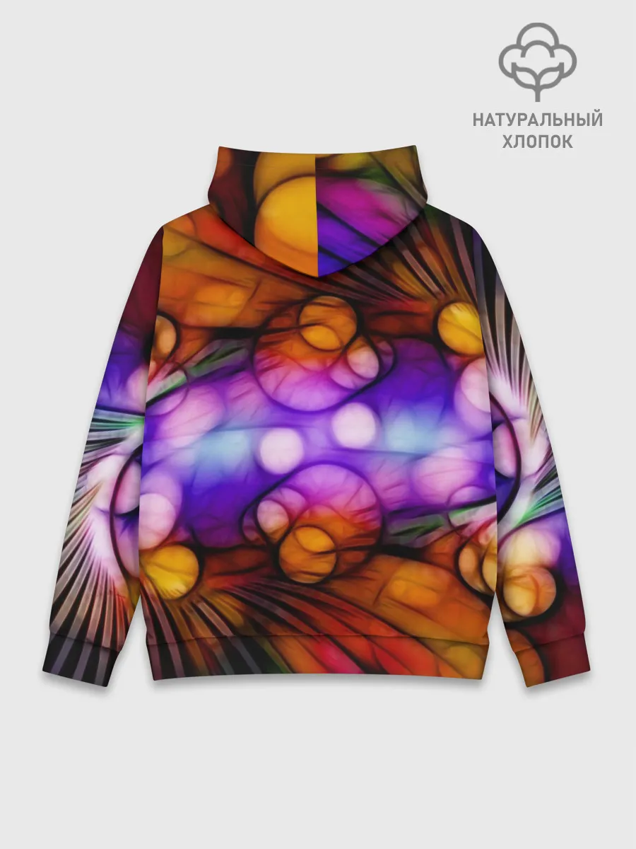 Худи мужской база хлопок / Яркое преображение