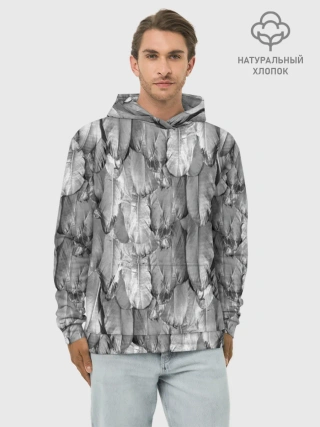 Худи мужской база хлопок / White Raven