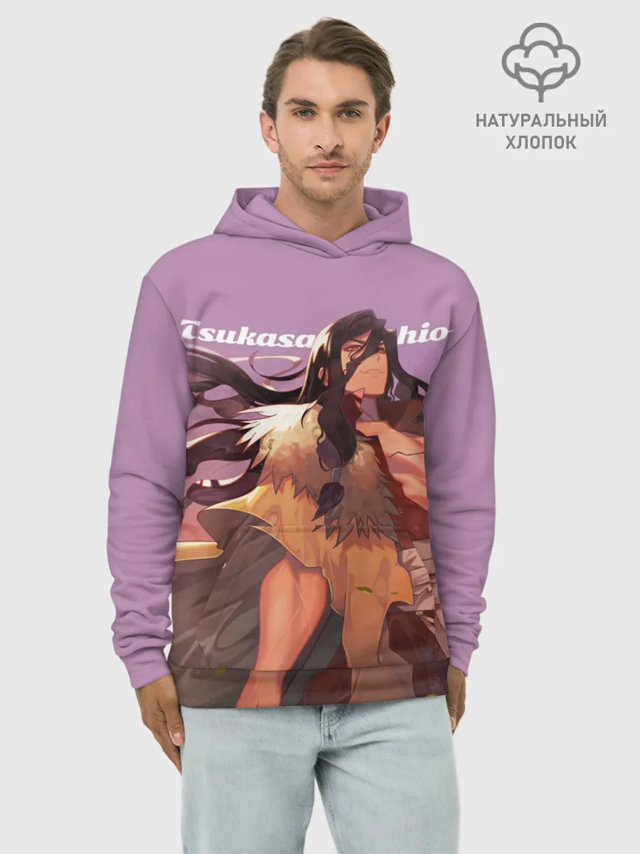 Худи мужской база хлопок / Tsukasa