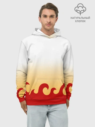 Худи мужской база хлопок / ШИНДЖУРО РЕНГОКУ / KNY