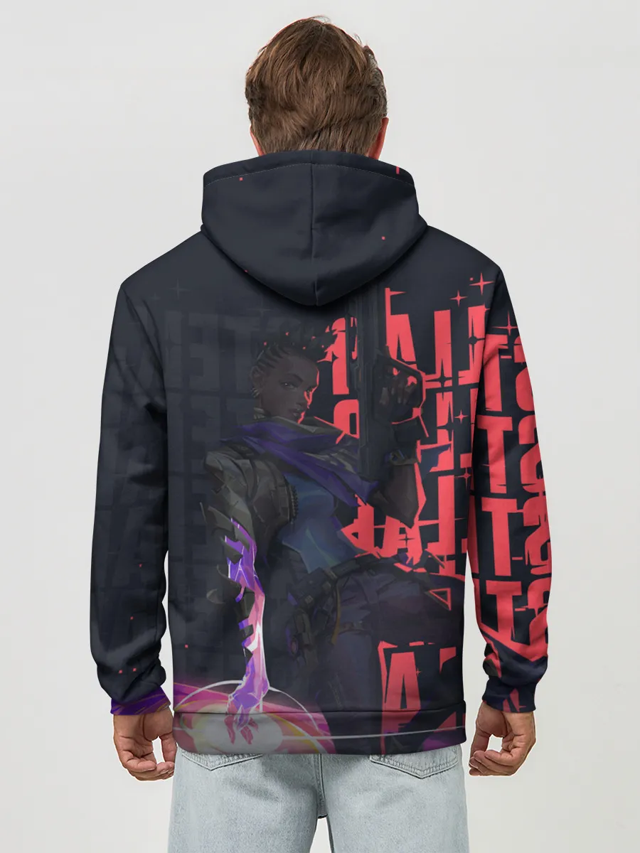 Худи мужской база хлопок / Valorant: Astra