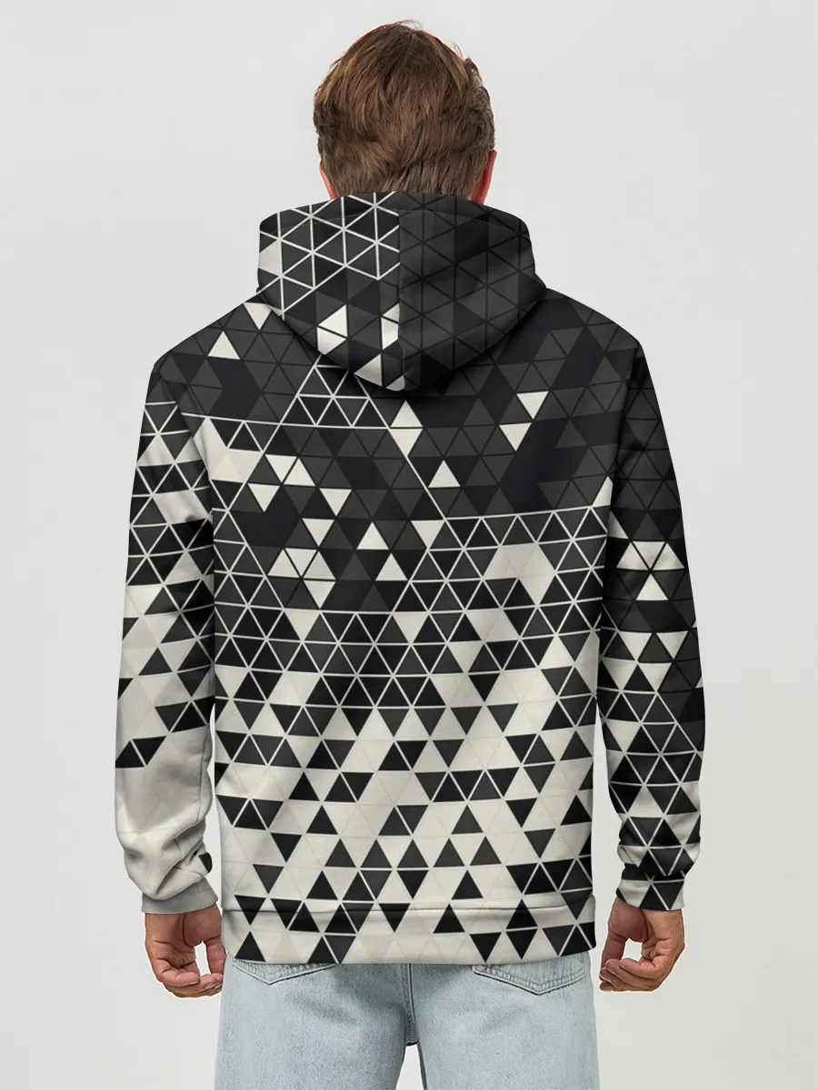 Худи мужской база хлопок / Абстракция