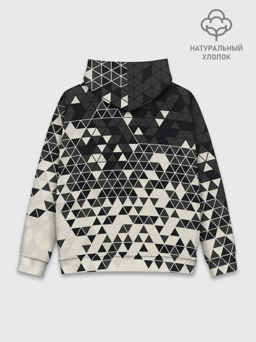 Худи мужской база хлопок / Абстракция