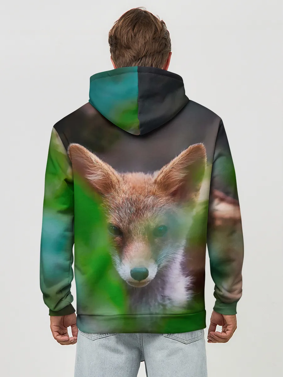 Худи мужской база хлопок / Лисичка