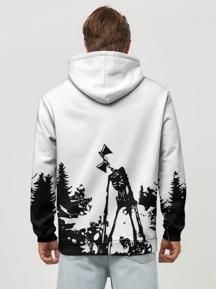 Худи мужской база хлопок / Лес сиреноголового