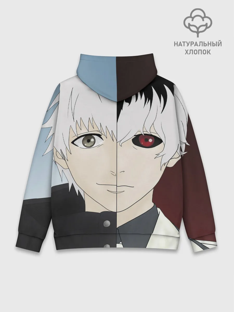 Худи мужской база хлопок / Сасаки Кен